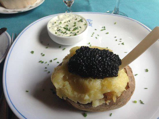 Caviar Service With Traditional Accompaniments Unsalted Butter And